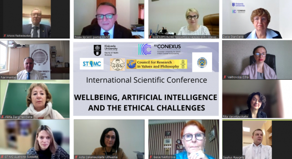 Відбулося пленарне засідання Міжнародної наукової конференції «WELLBEING, ARTIFICIAL INTELLIGENCE AND THE ETHICAL CHALLENGES»